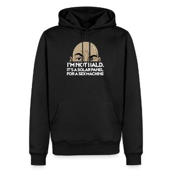 Glatze Solarpanel für Sex Maschine Lustig Geschenk - Männer Premium Bio Hoodie - Schwarz - Vorne - Nico (187cm)