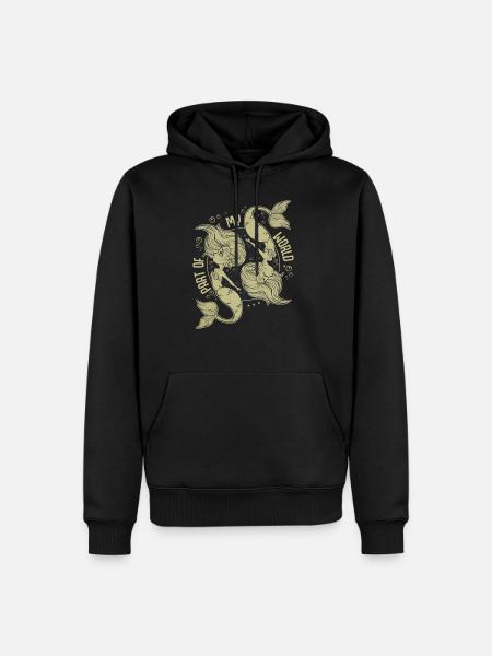Mermaids - Men’s Premium Organic Hoodie - black