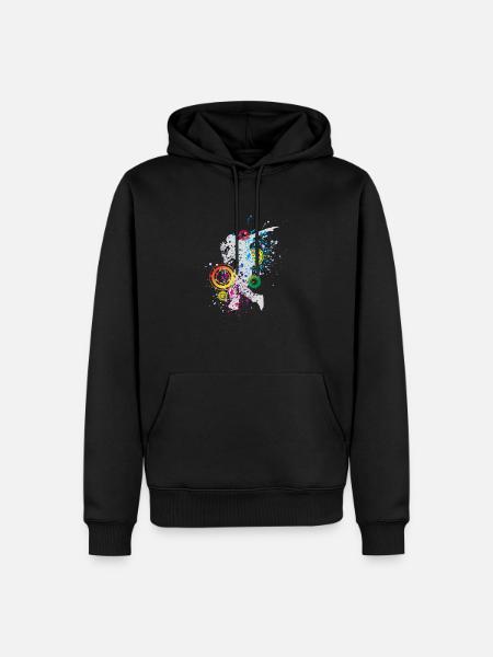 Breakdance top skirt - Men’s Premium Organic Hoodie - black