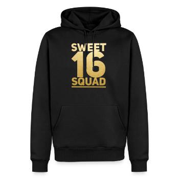 Sweet 16 Geburtstag Party Mädchen Teenie Geschenk - Männer Premium Bio Hoodie - Schwarz - Vorne - Nico (187cm)