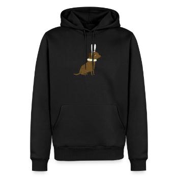 Ostern - Männer Premium Bio Hoodie - Schwarz - Vorne - Nico (187cm)