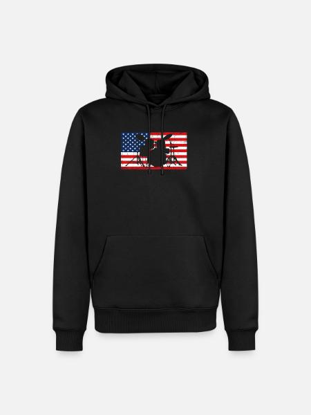 Schlagzeug Drum Schlagzeuger Spieler Geschenk - Männer Premium Bio Hoodie - Schwarz