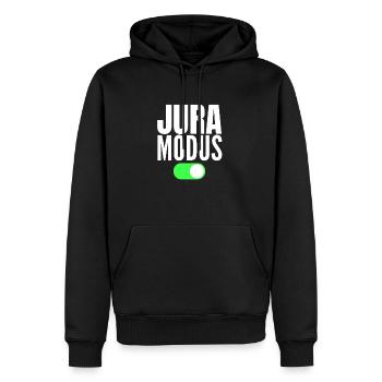 Jura Modus Anwalt Geschenk - Männer Premium Bio Hoodie - Schwarz - Vorne - Nico (187cm)