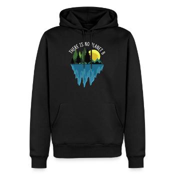 Recyclage Protection de l'environnement Cadeau Mondial Sauver l'environnement - Sweat à capuche Premium bio Homme - noir - Devant - Nico (187cm)