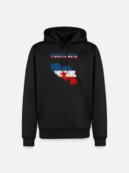 Yugoslavia - Men’s Premium Organic Hoodie - black