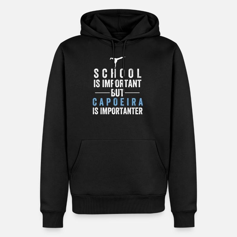 Capoeira school - Männer Premium Bio Hoodie - Schwarz