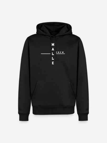 males crew - Men’s Premium Organic Hoodie - black