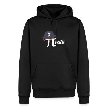 Mathematics - Men’s Premium Organic Hoodie - black - Front - Nico (187cm)