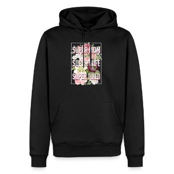 Kinder Muttertag Tshirt Geschenk Mutter Mami - Männer Premium Bio Hoodie - Schwarz - Vorne - Nico (187cm)