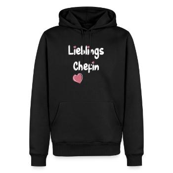 Lieblingschefin Chefin Boss Arbeit Vorgesetzte - Männer Premium Bio Hoodie - Schwarz - Vorne - Nico (187cm)