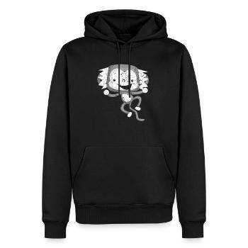 süßes fantastisches Kapuzineraffe Geschenk - Männer Premium Bio Hoodie - Schwarz - Vorne - Nico (187cm)