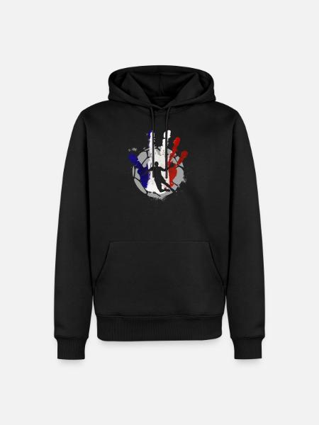 Handball France Team - Men’s Premium Organic Hoodie - black