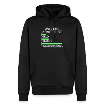 Jurastudium Jurastudent Anwalt Lustiger Spruch - Männer Premium Bio Hoodie - Schwarz - Vorne - Nico (187cm)