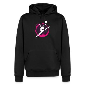 Turnen Gymnastik - Männer Premium Bio Hoodie - Schwarz - Vorne - Nico (187cm)