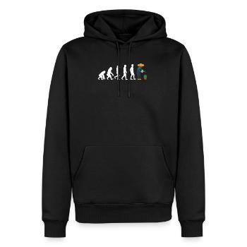 Gärtner Evolution Garten Pflege Gießkanne Rasen - Männer Premium Bio Hoodie - Schwarz - Vorne - Nico (187cm)