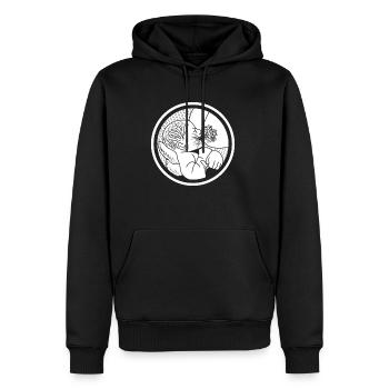 Lebensbaum Stillen Mutter Natur Liebe - Männer Premium Bio Hoodie - Schwarz - Vorne - Nico (187cm)