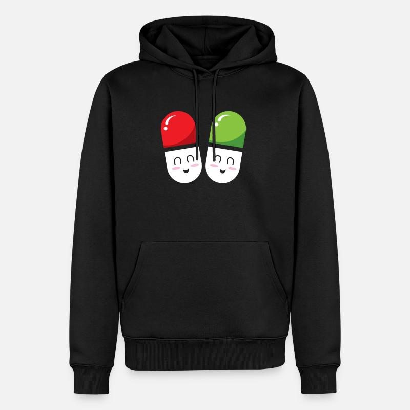 Pharmacien comprimés pharmacie médecins - Sweat à capuche Premium bio Homme - noir