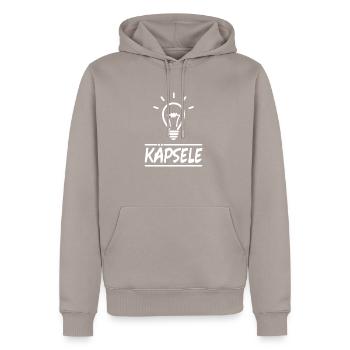 Käpsele Swabian Swabians - Men’s Premium Organic Hoodie - taupe - Front - Nico (187cm)