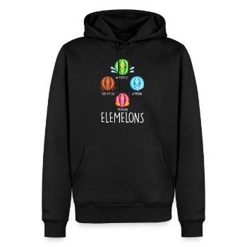 Wassermelonenelement Chemie Wasser Erde Feuer Luft - Männer Premium Bio Hoodie - Schwarz - Vorne - Nico (187cm)