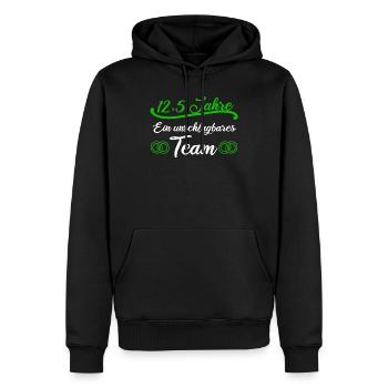 Petersilienhochzeit Petersilien Hochzeit Geschenk - Männer Premium Bio Hoodie - Schwarz - Vorne - Nico (187cm)