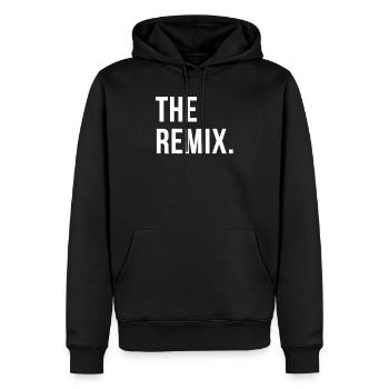 Vater Sohn TShirt Partnerlook The Original The Rem - Männer Premium Bio Hoodie - Schwarz - Vorne - Nico (187cm)