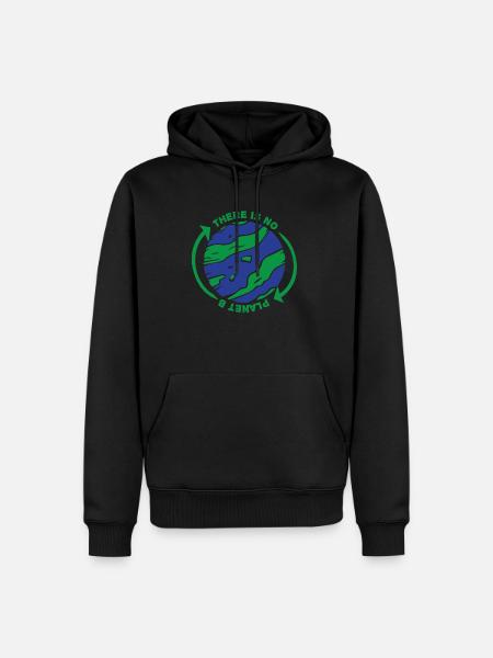 THERE IS NO PLANET B - Men’s Premium Organic Hoodie - black