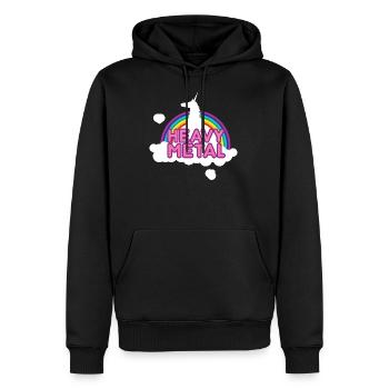 Heavy Metal - Sweat à capuche Premium bio Homme - noir - Devant - Nico (187cm)