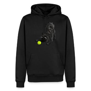 Der süßeste Eurasier - Männer Premium Bio Hoodie - Schwarz - Vorne - Nico (187cm)