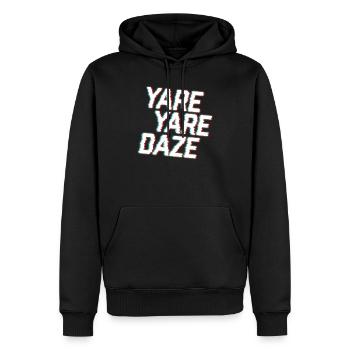 Yare Yare Daze Hoodie Jojos bizarres Abenteuer - Männer Premium Bio Hoodie - Schwarz - Vorne - Nico (187cm)