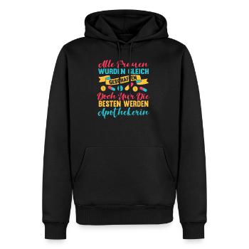 Apothekerin Apotheken Lustig Spruch Medikamente - Männer Premium Bio Hoodie - Schwarz - Vorne - Nico (187cm)