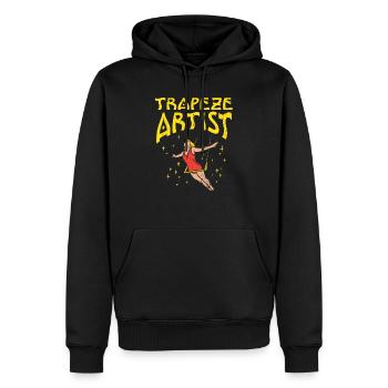 Trapeze Artist Für Zirkus Liebhaber - Männer Premium Bio Hoodie - Schwarz - Vorne - Nico (187cm)