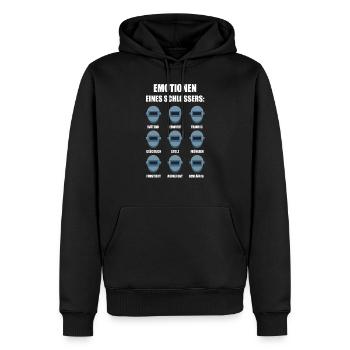 Schlosser Metallbauer Spruch Geschenk - Männer Premium Bio Hoodie - Schwarz - Vorne - Nico (187cm)