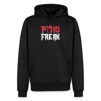 Pyro Freak pyrotechnie feux d’artifice Feux d’artifice - Sweat à capuche Premium bio Homme - noir - Devant - Nico (187cm)