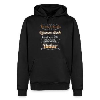 Tinker Pferd Reiter Geschenk - Männer Premium Bio Hoodie - Schwarz - Vorne - Nico (187cm)