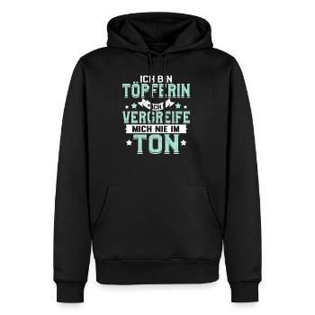 Lustig Töpfern Keramiker Töpfer Keramik Geschenk - Männer Premium Bio Hoodie - Schwarz - Vorne - Nico (187cm)