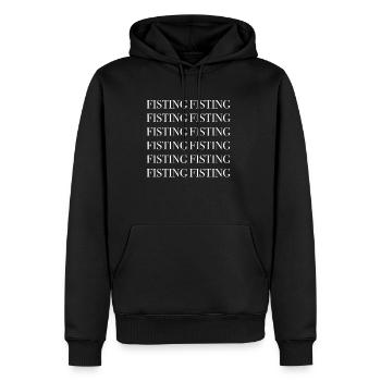 Fisting Anal Sex - Männer Premium Bio Hoodie - Schwarz - Vorne - Nico (187cm)