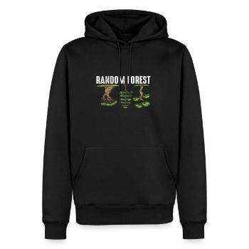 Artificial classification math random forest - Men’s Premium Organic Hoodie - black - Front - Nico (187cm)