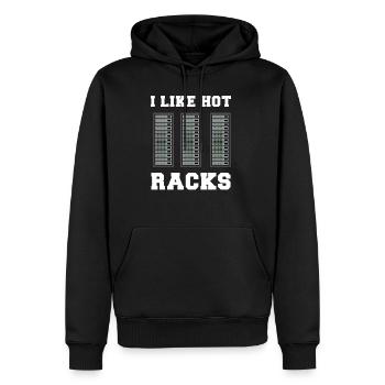 IT Netzwerk Programmierer Computer Informatiker - Männer Premium Bio Hoodie - Schwarz - Vorne - Nico (187cm)