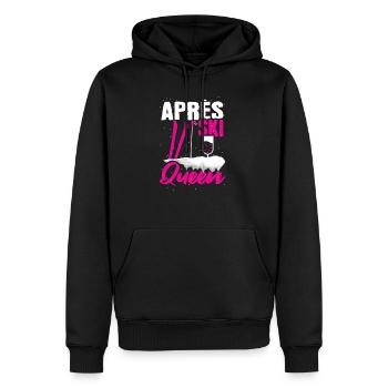 Skifahrer Skifahren Skilaufen - Männer Premium Bio Hoodie - Schwarz - Vorne - Nico (187cm)