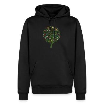 There is no Planet B - Sweat à capuche Premium bio Homme - noir - Devant - Nico (187cm)