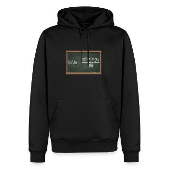 Bayes' theorem probability theory data - Men’s Premium Organic Hoodie - black - Front - Nico (187cm)