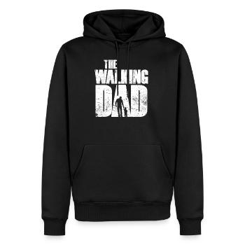 The Walking Dad Father and Son - Men’s Premium Organic Hoodie - black - Front - Nico (187cm)