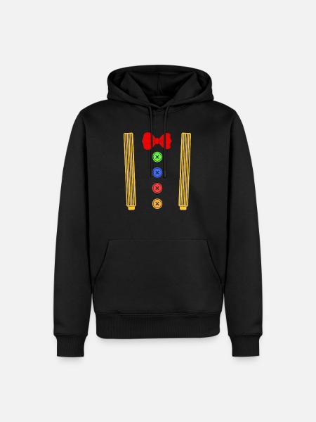 Clown braces fairing - Men’s Premium Organic Hoodie - black