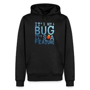 Programmierer Coder Geschenkidee - Männer Premium Bio Hoodie - Schwarz - Vorne - Nico (187cm)