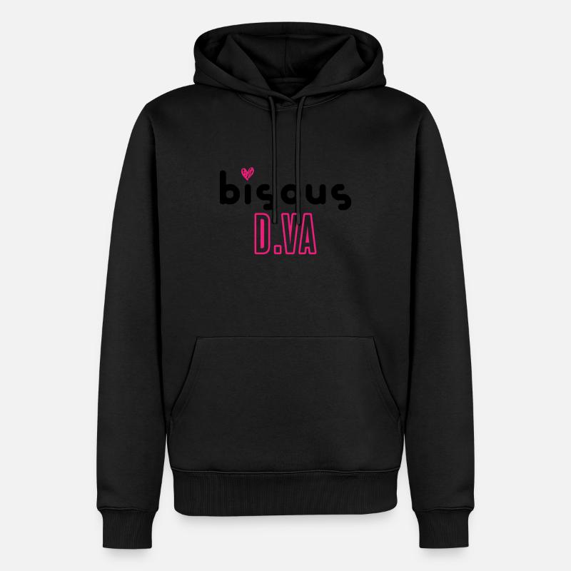 Küsschen D.VA - Männer Premium Bio Hoodie - undefined