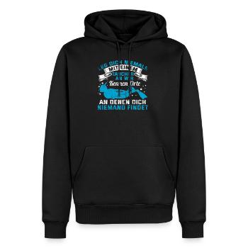 Lustig Tauchen Scuba Diving Taucher Geschenk Geek - Männer Premium Bio Hoodie - Schwarz - Vorne - Nico (187cm)