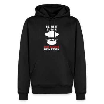 Lustiges Koch Geschenk Köche - Männer Premium Bio Hoodie - Schwarz - Vorne - Nico (187cm)