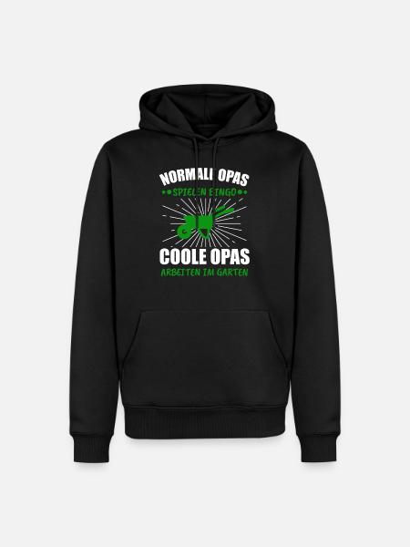Kleingärtner Gartenbau Hobbygärtner Geschenk - Männer Premium Bio Hoodie - Schwarz