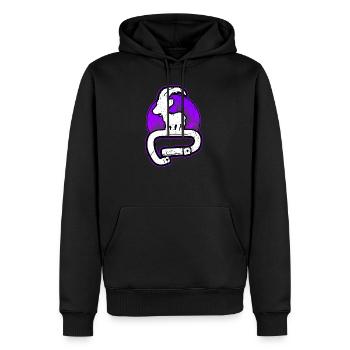 Carabiner Ged Klatring Bjergbestigning Bouldering - Herre Premium økologisk hoodie - sort - Foran - Nico (187cm)
