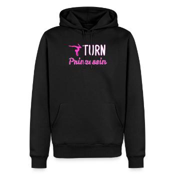 Turnen Kunstturnen Bodenturnen Geschenk - Männer Premium Bio Hoodie - Schwarz - Vorne - Nico (187cm)